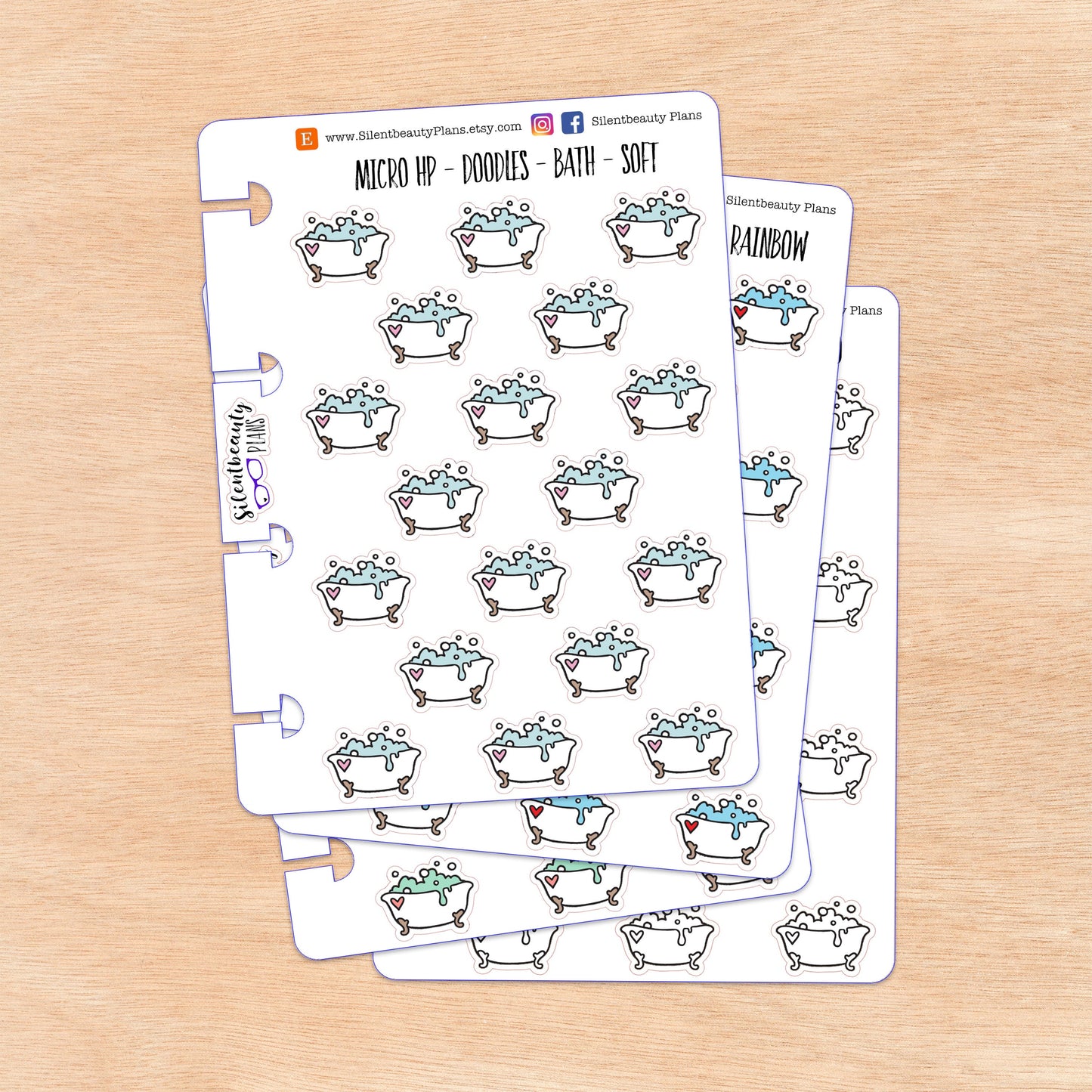 Doodle Bath| 4 Colour Options | Micro Disc