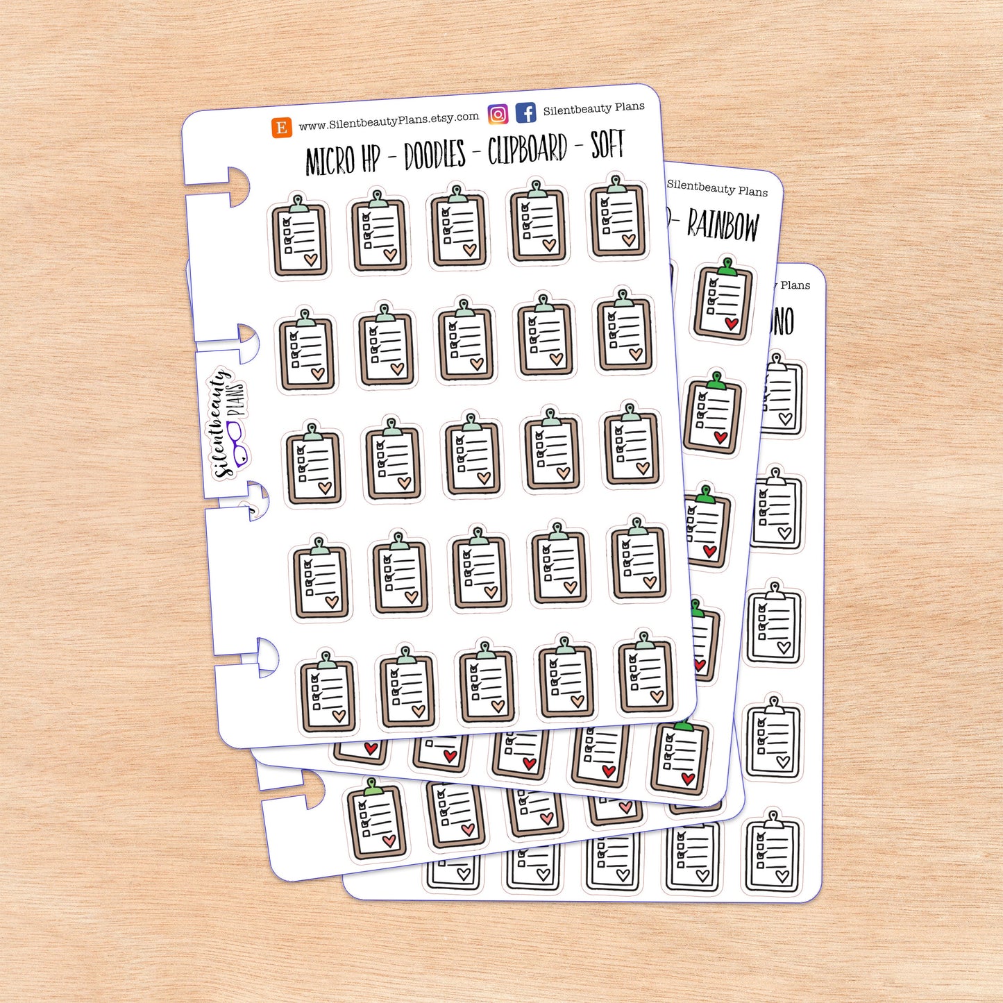 Doodle Clipboard | 4 Colour Options | Micro Disc