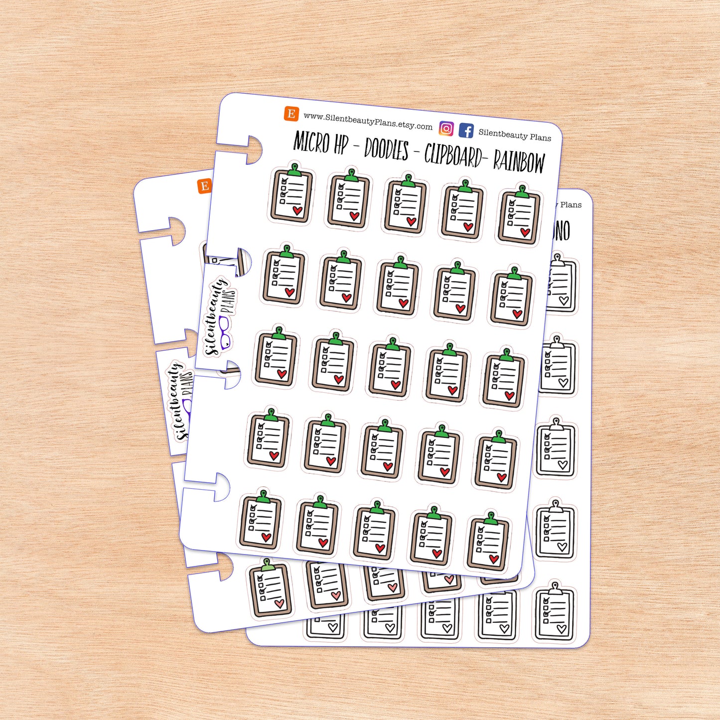 Doodle Clipboard | 4 Colour Options | Micro Disc