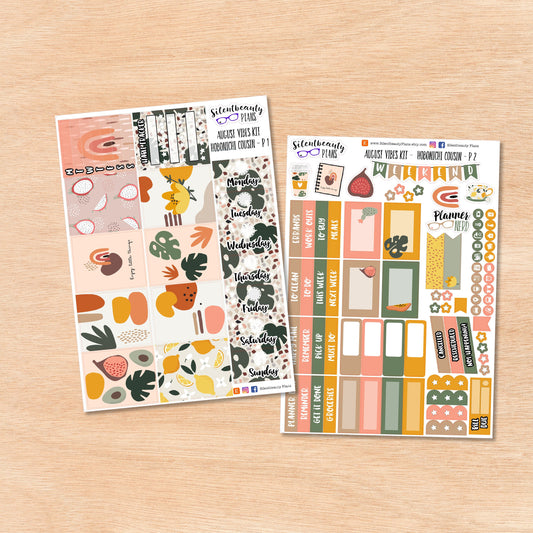 August Vibes | Hobonichi Cousin