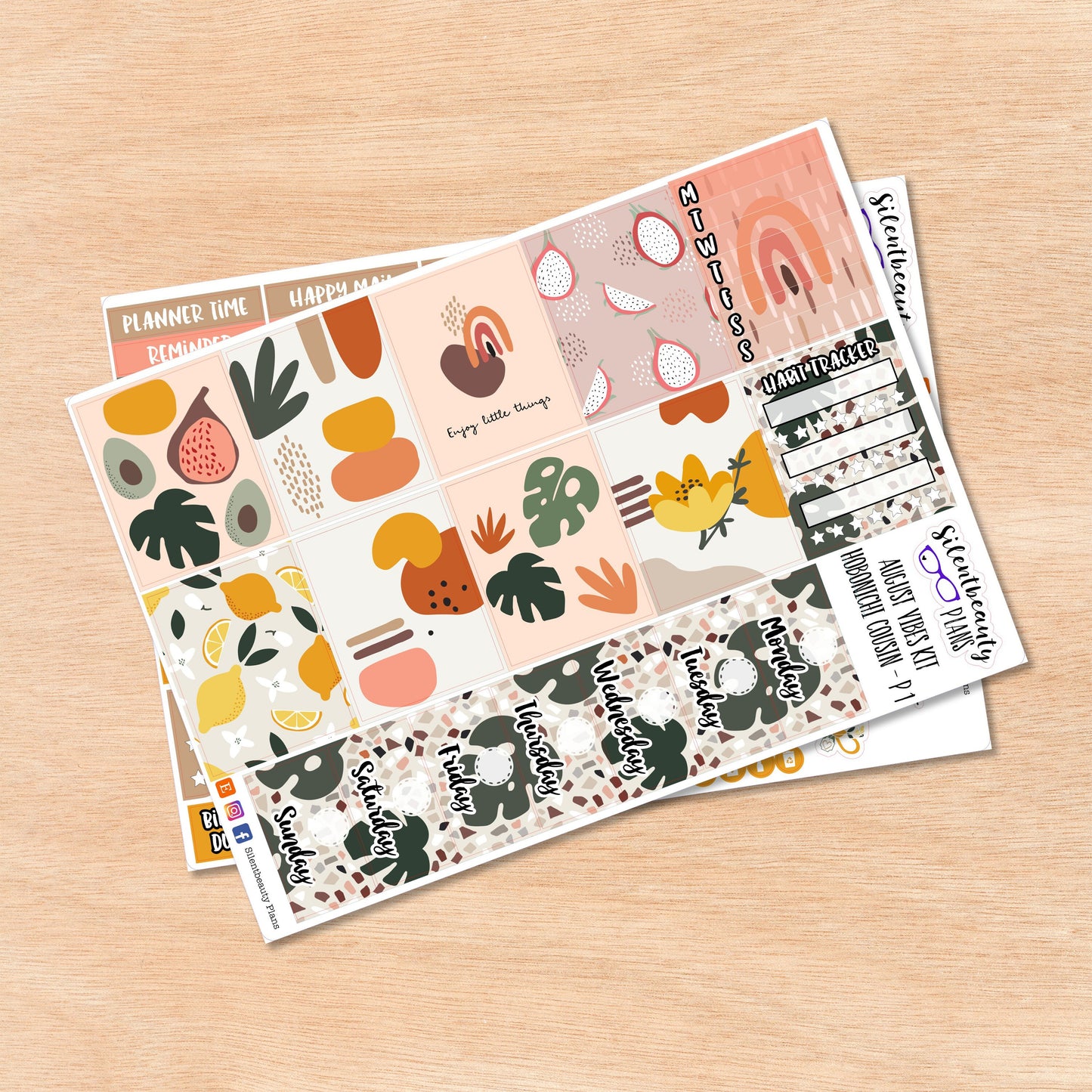 August Vibes | Hobonichi Cousin