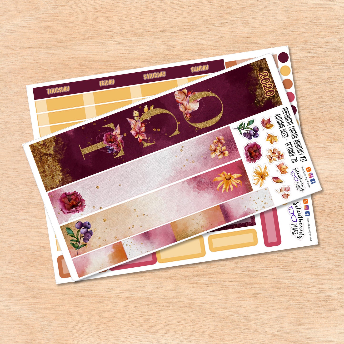 Autumn Bliss | Hobonichi Cousin | Monthly