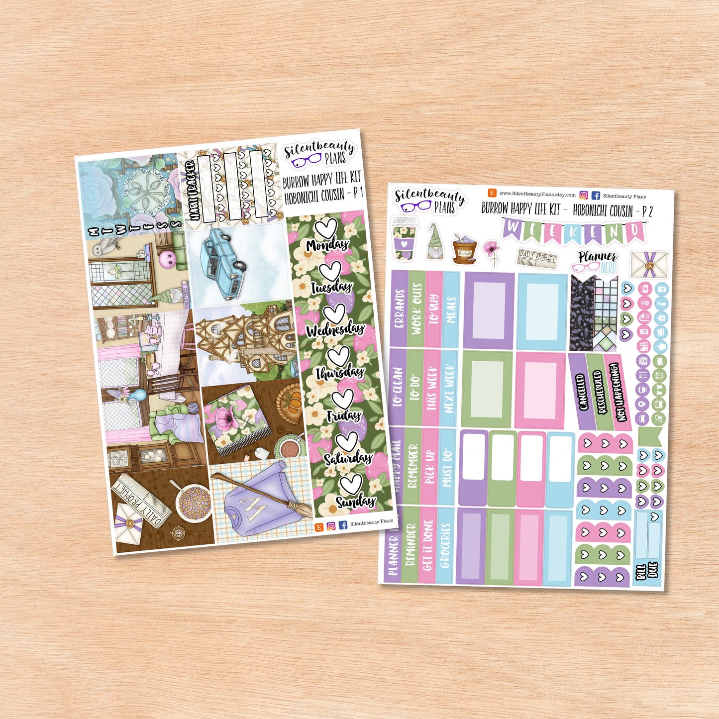 Burrow Happy Life | Hobonichi Cousin