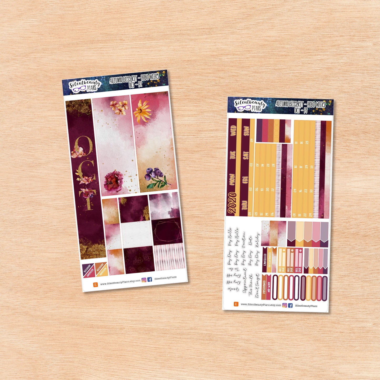 Autumn Bliss | Hobonichi Weeks | Monthly
