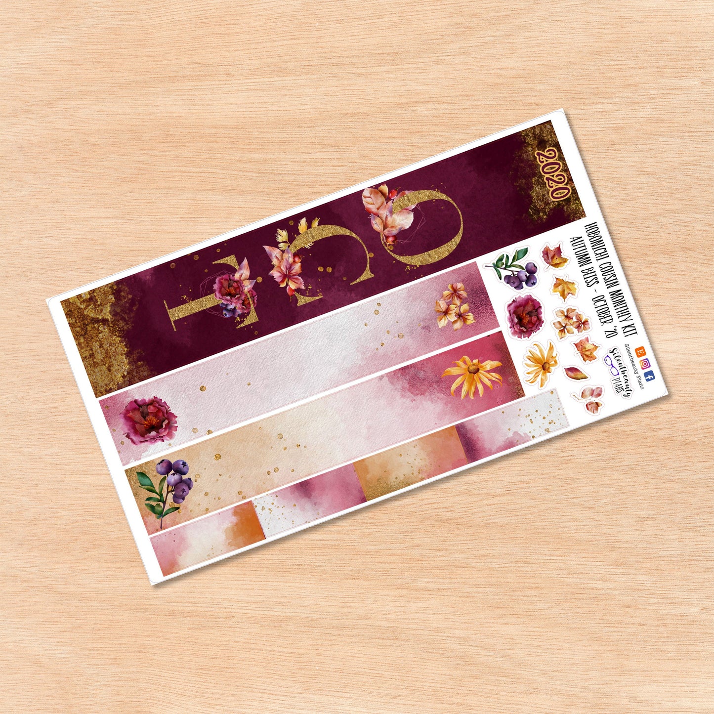 Autumn Bliss | Hobonichi Cousin | Monthly
