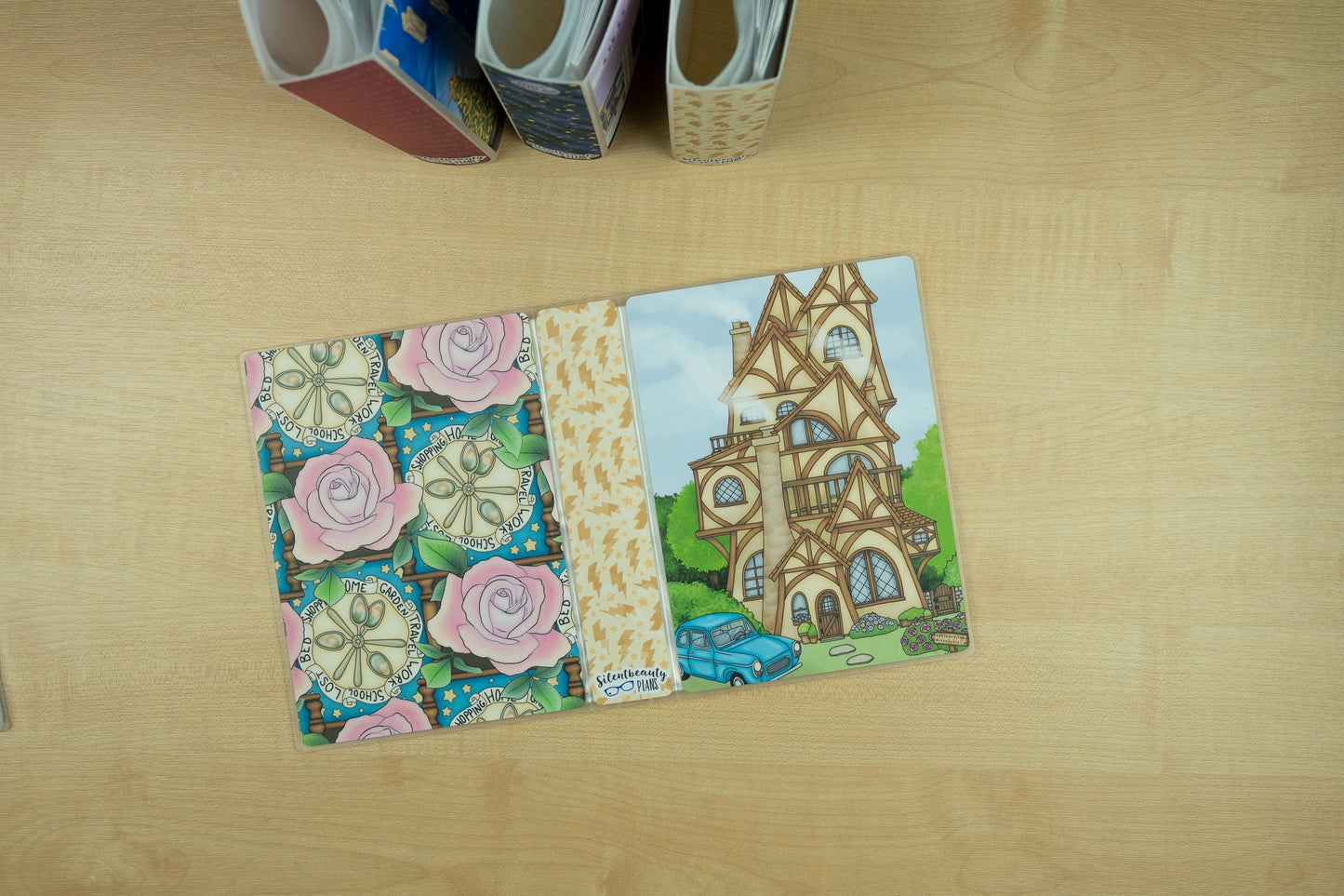 Burrow Happy Life | Full Sheet Sticker Storage | Large Sticker Album | 5 x 7 Album | Silentbeauty Plans