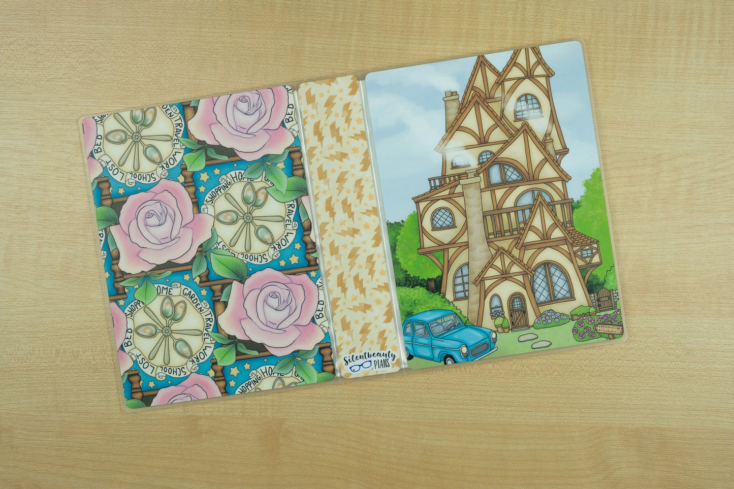 Burrow Happy Life | Full Sheet Sticker Storage | Large Sticker Album | 5 x 7 Album | Silentbeauty Plans