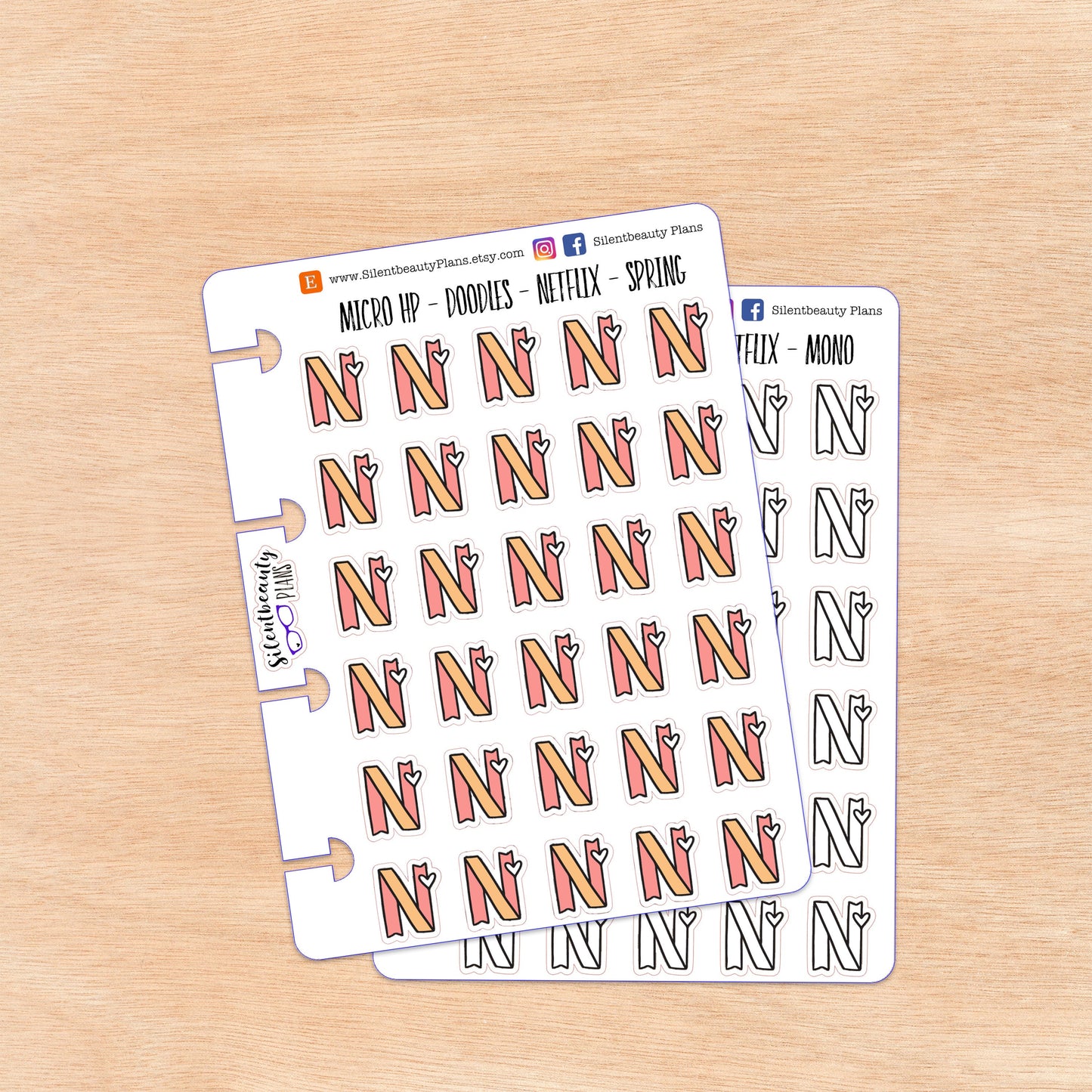 Doodle Netflix Time | 4 Colour Options | Micro Disc