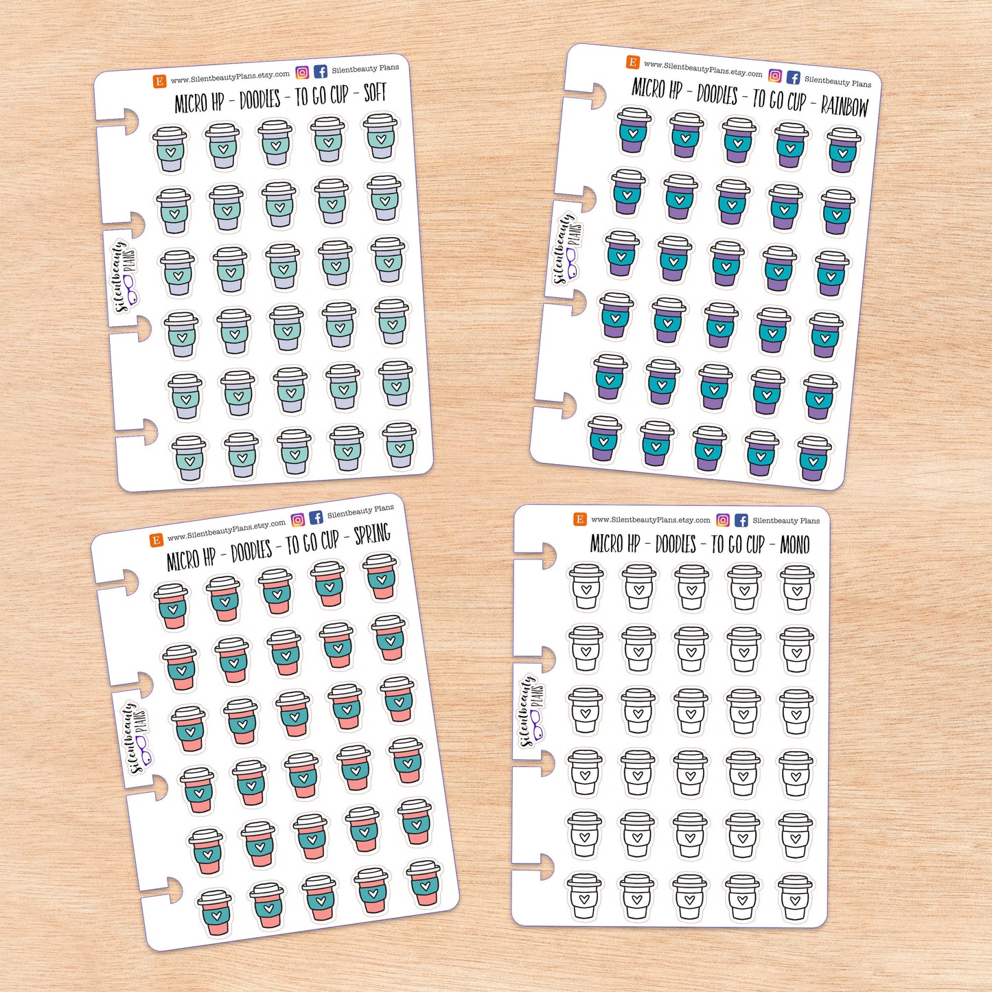 Doodle To Go Cup | 4 Colour Options | Micro Disc