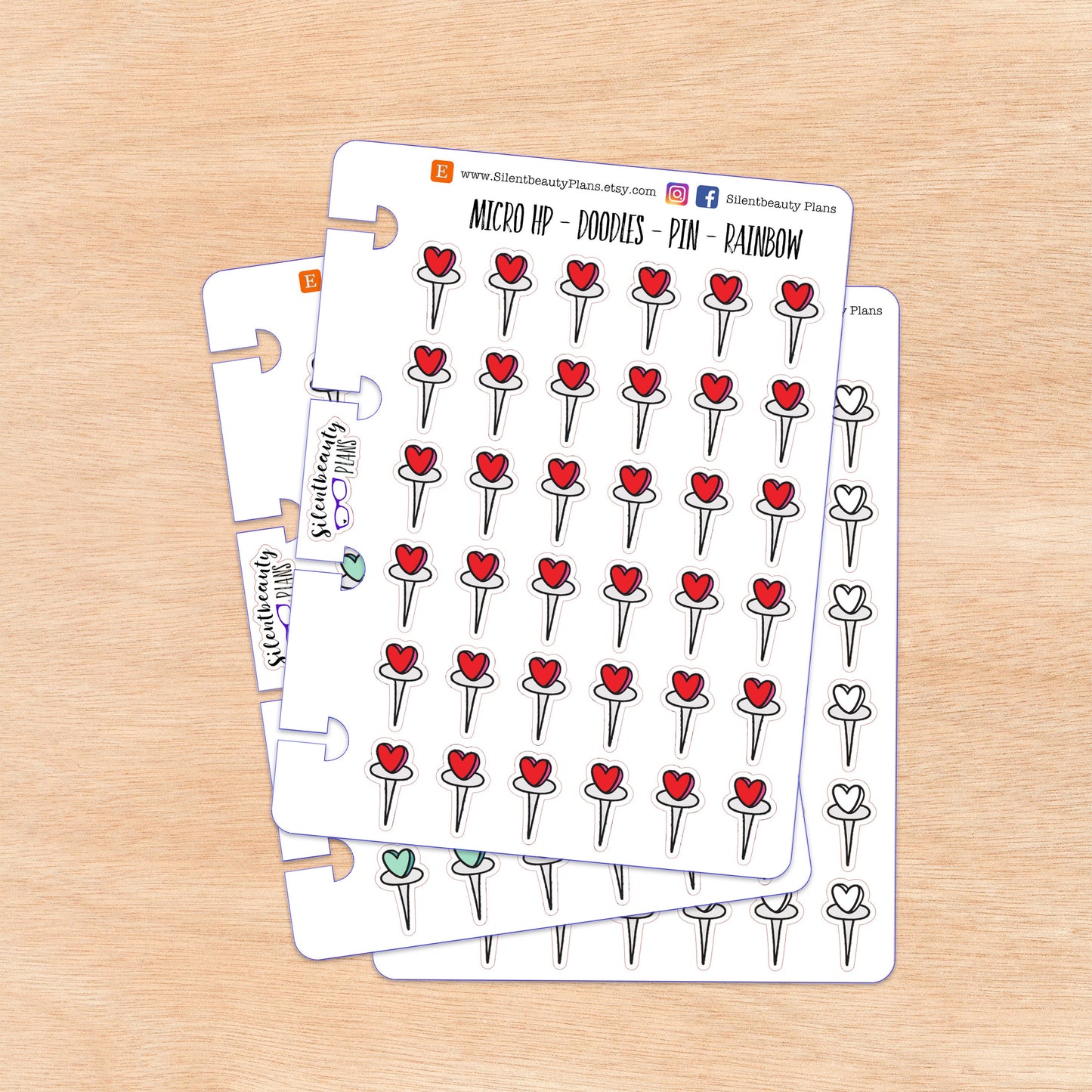 Doodle Pin | 4 Colour Options | Micro Disc
