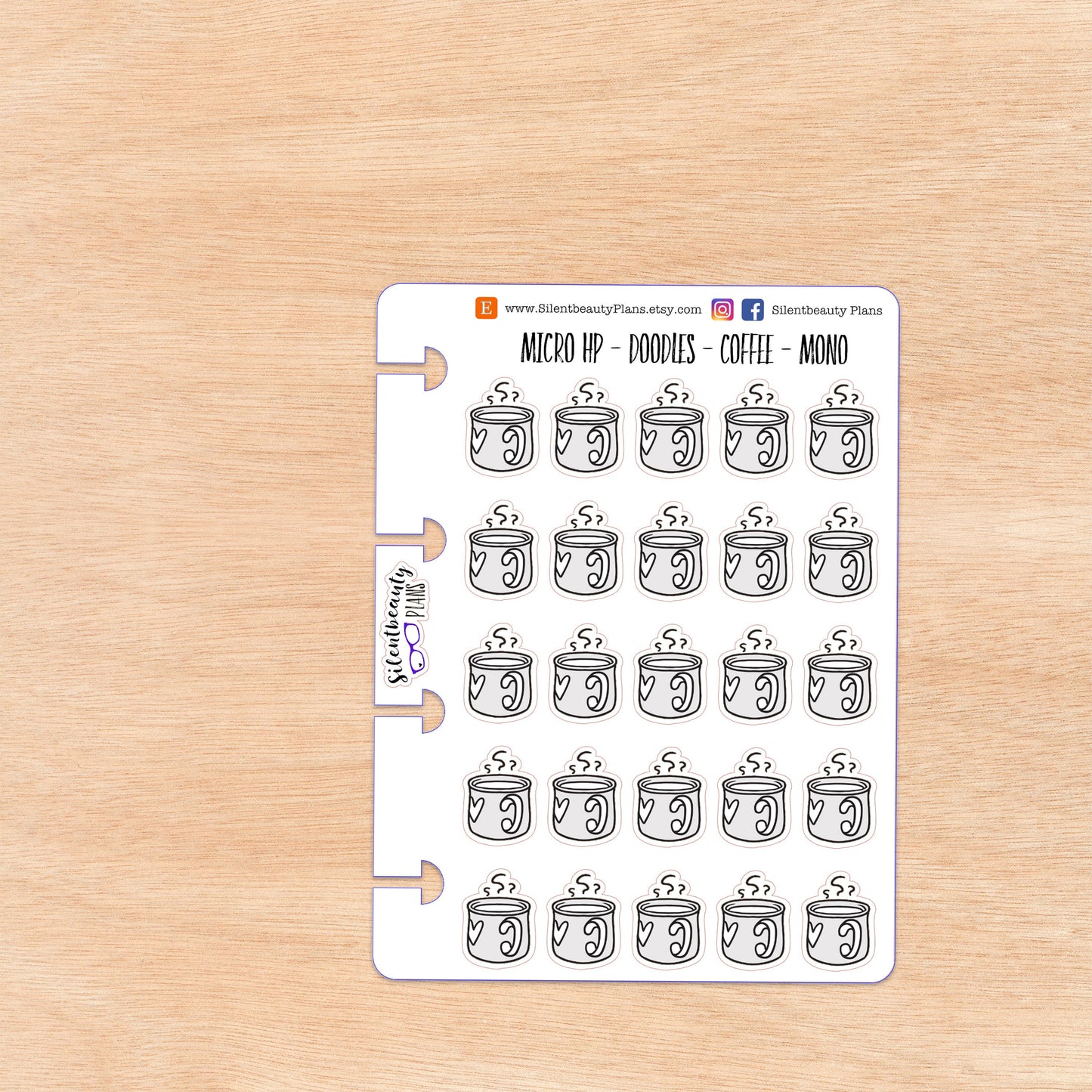 Doodle Coffee - Mug | 4 Colour Options | Micro Disc