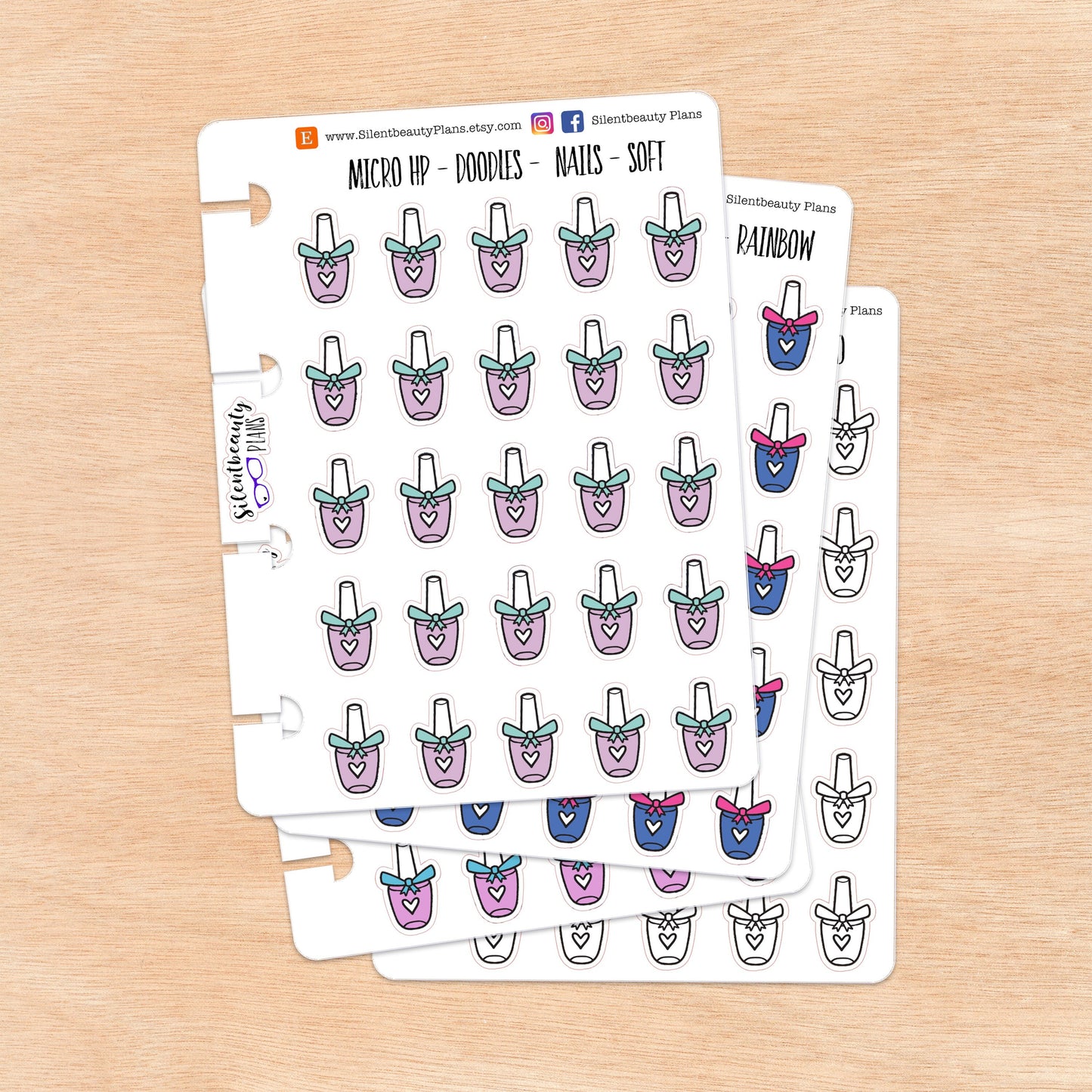 Doodle Nail Polish | 4 Colour Options | Micro Disc