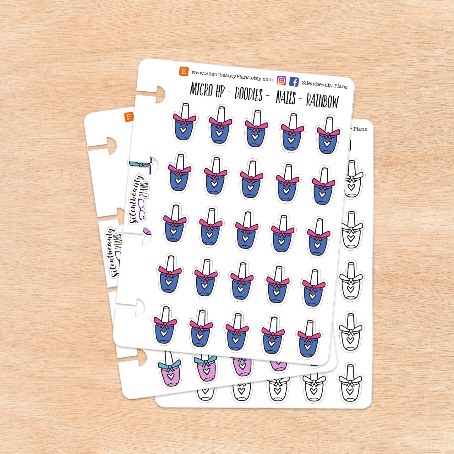 Doodle Nail Polish | 4 Colour Options | Micro Disc