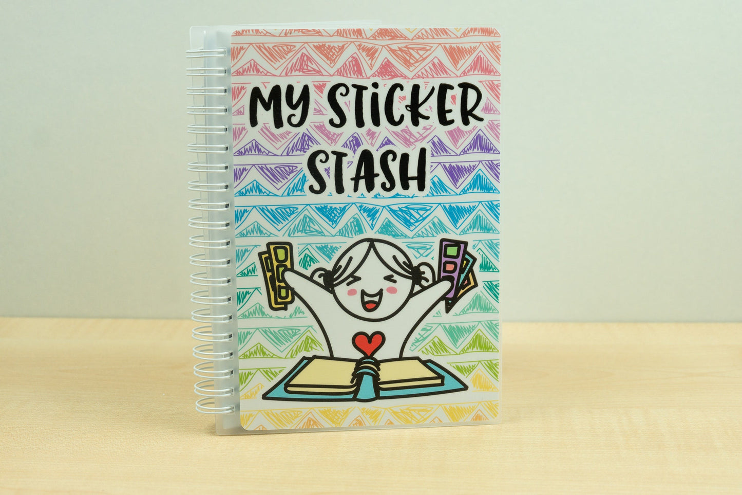 Lily's Sticker Stash Reusable Sticker Book | 2 Sizes | A6 | B6