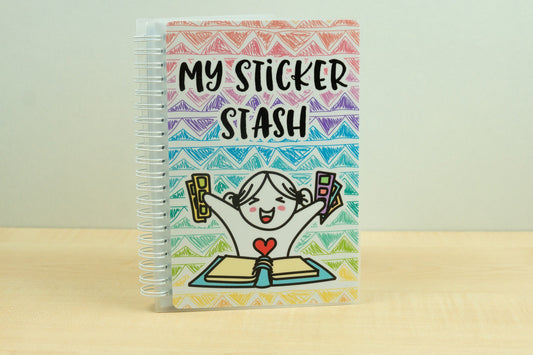 Lily's Sticker Stash Reusable Sticker Book | 2 Sizes | A6 | B6