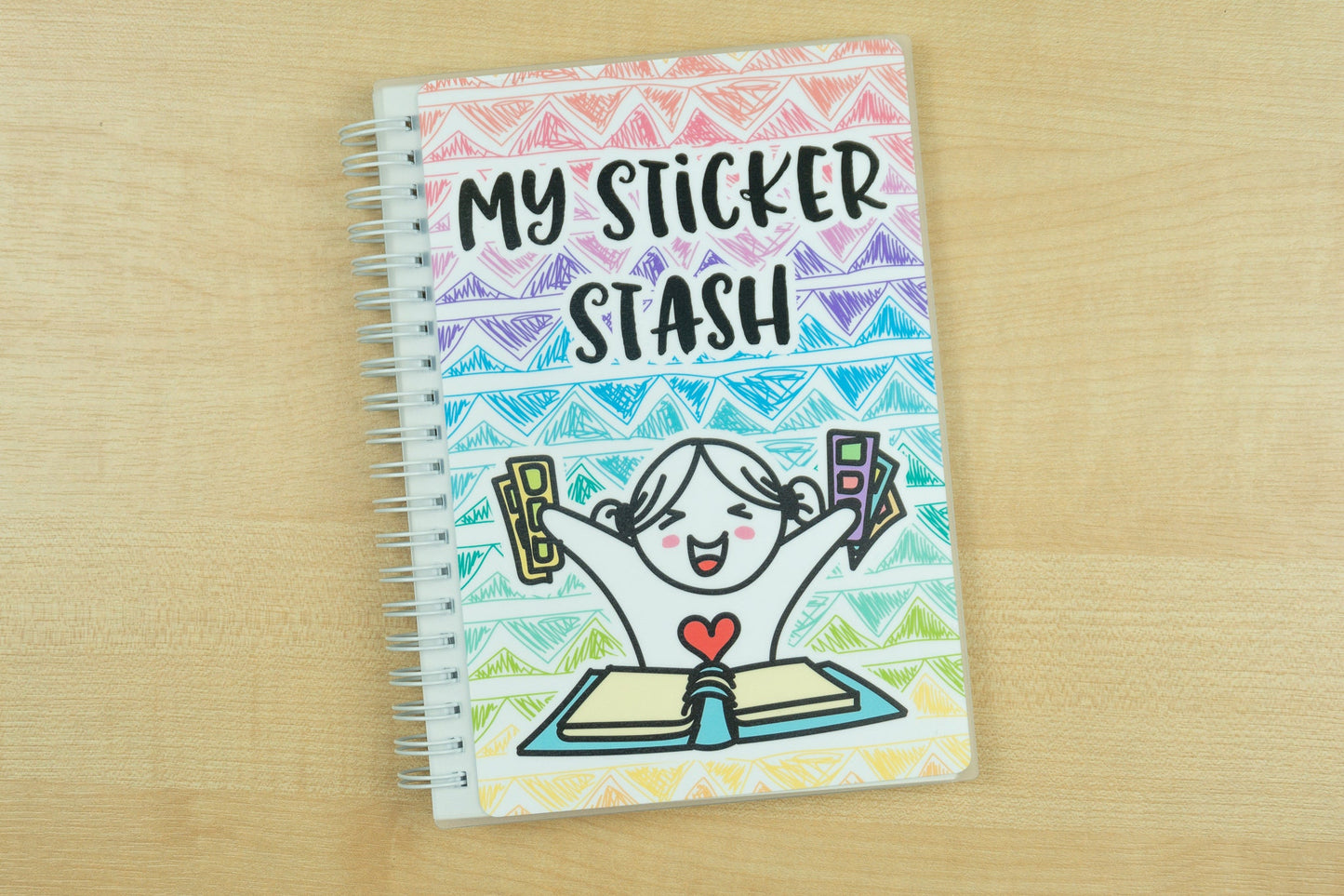 Lily's Sticker Stash Reusable Sticker Book | 2 Sizes | A6 | B6