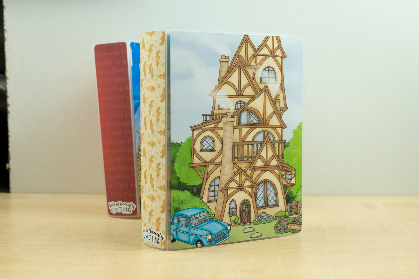 Burrow Happy Life | Full Sheet Sticker Storage | Large Sticker Album | 5 x 7 Album | Silentbeauty Plans