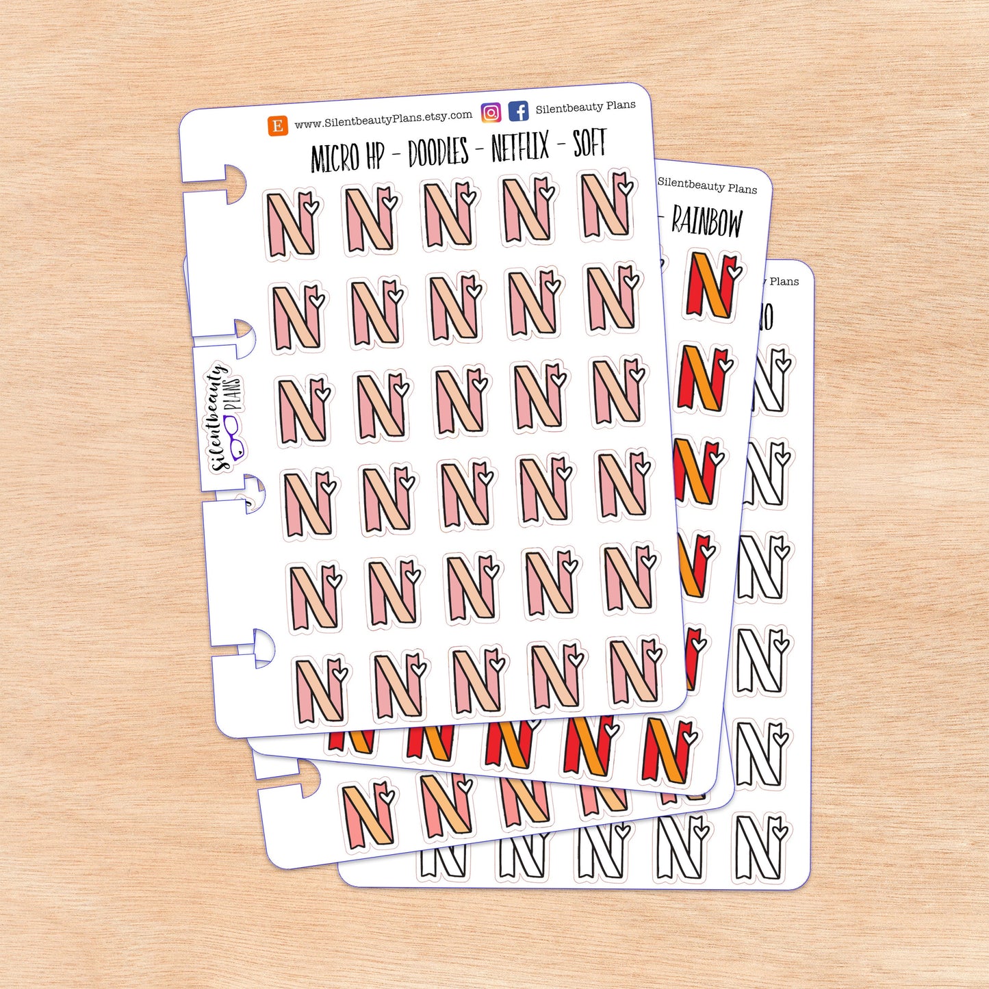 Doodle Netflix Time | 4 Colour Options | Micro Disc