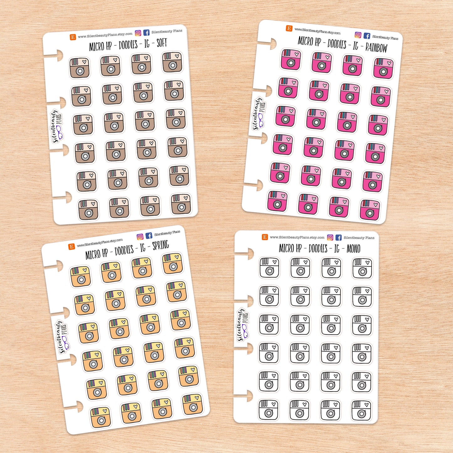 Doodle IG | 4 Colour Options | Micro Disc