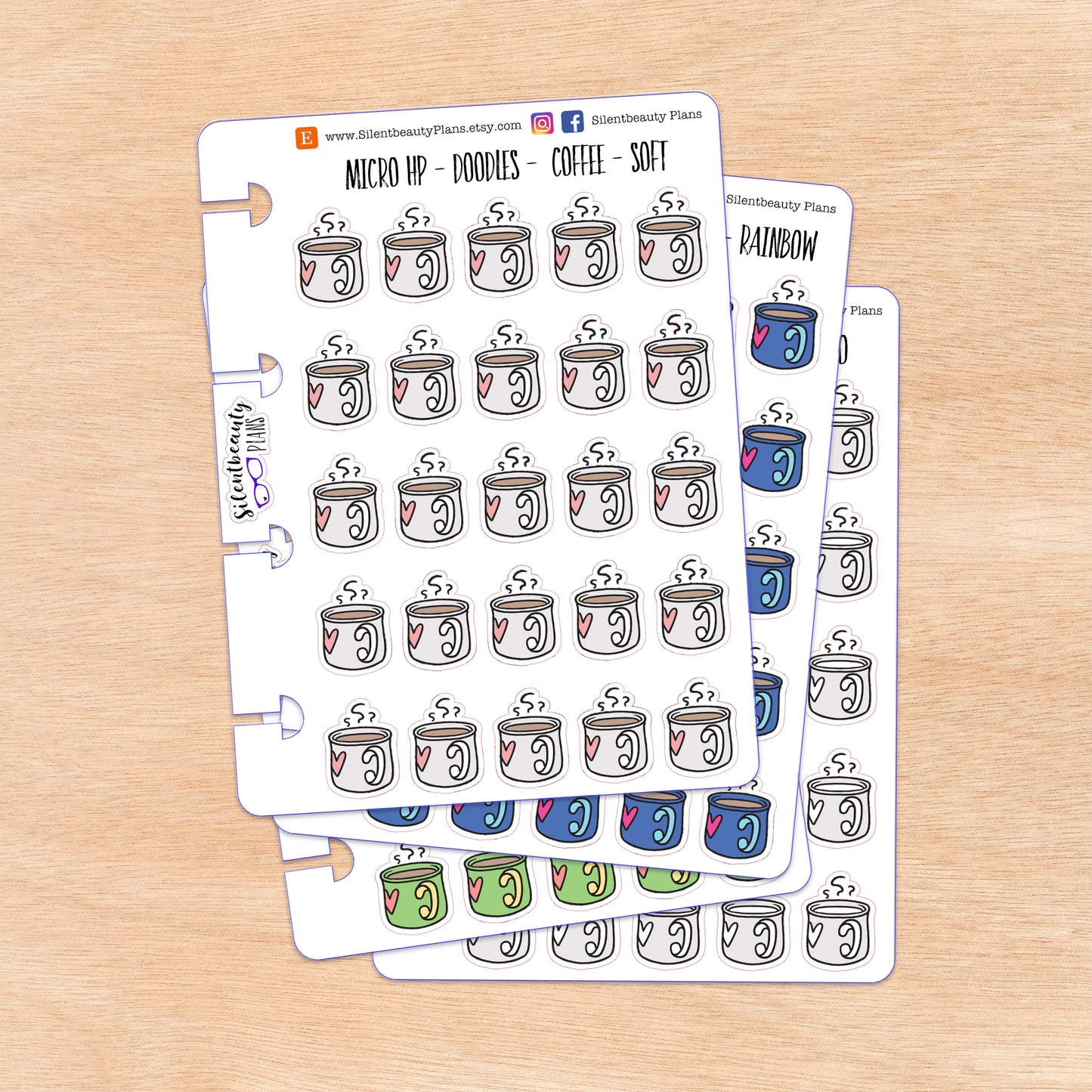 Doodle Coffee - Mug | 4 Colour Options | Micro Disc