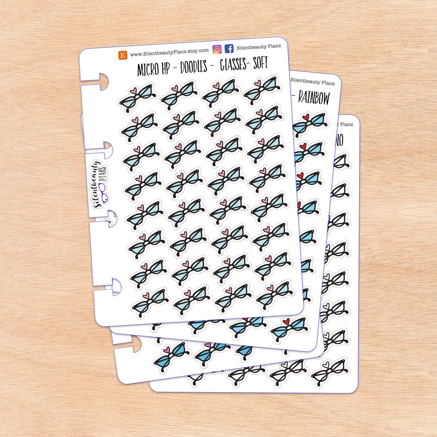 Doodle Glasses | 4 Colour Options | Micro Disc