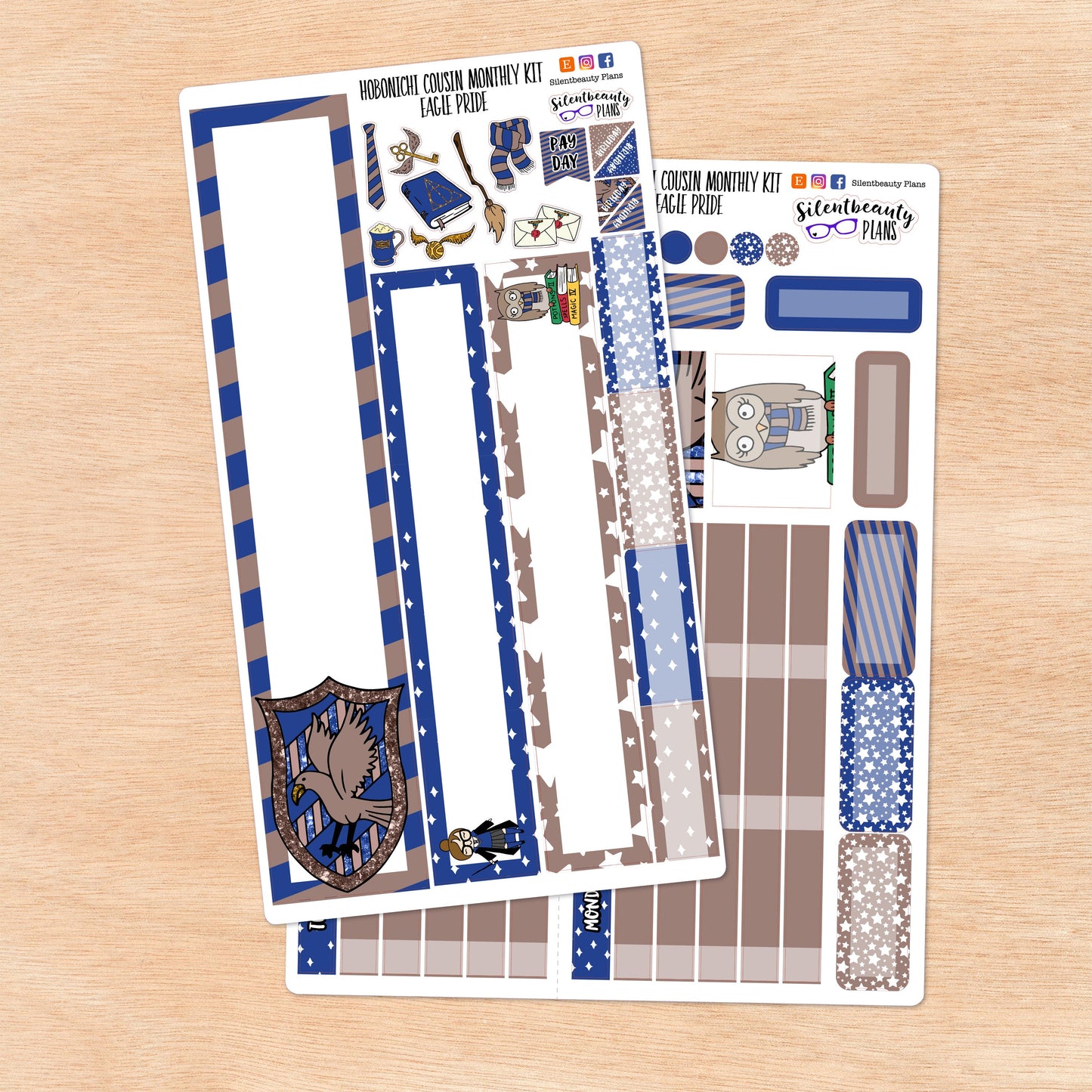 Eagle Pride | Hobonichi Cousin | Monthly