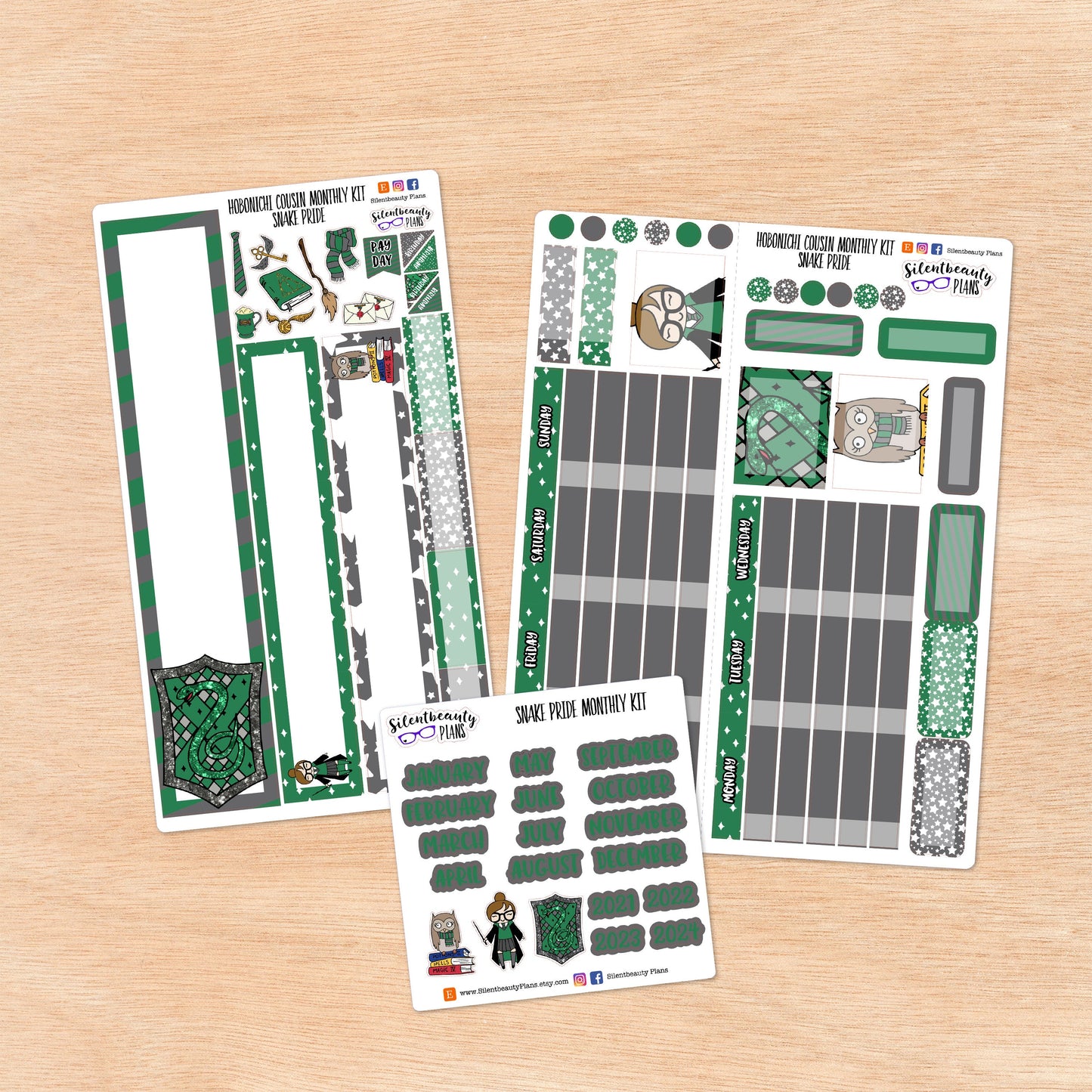 Snake Pride | Hobonichi Cousin | Monthly
