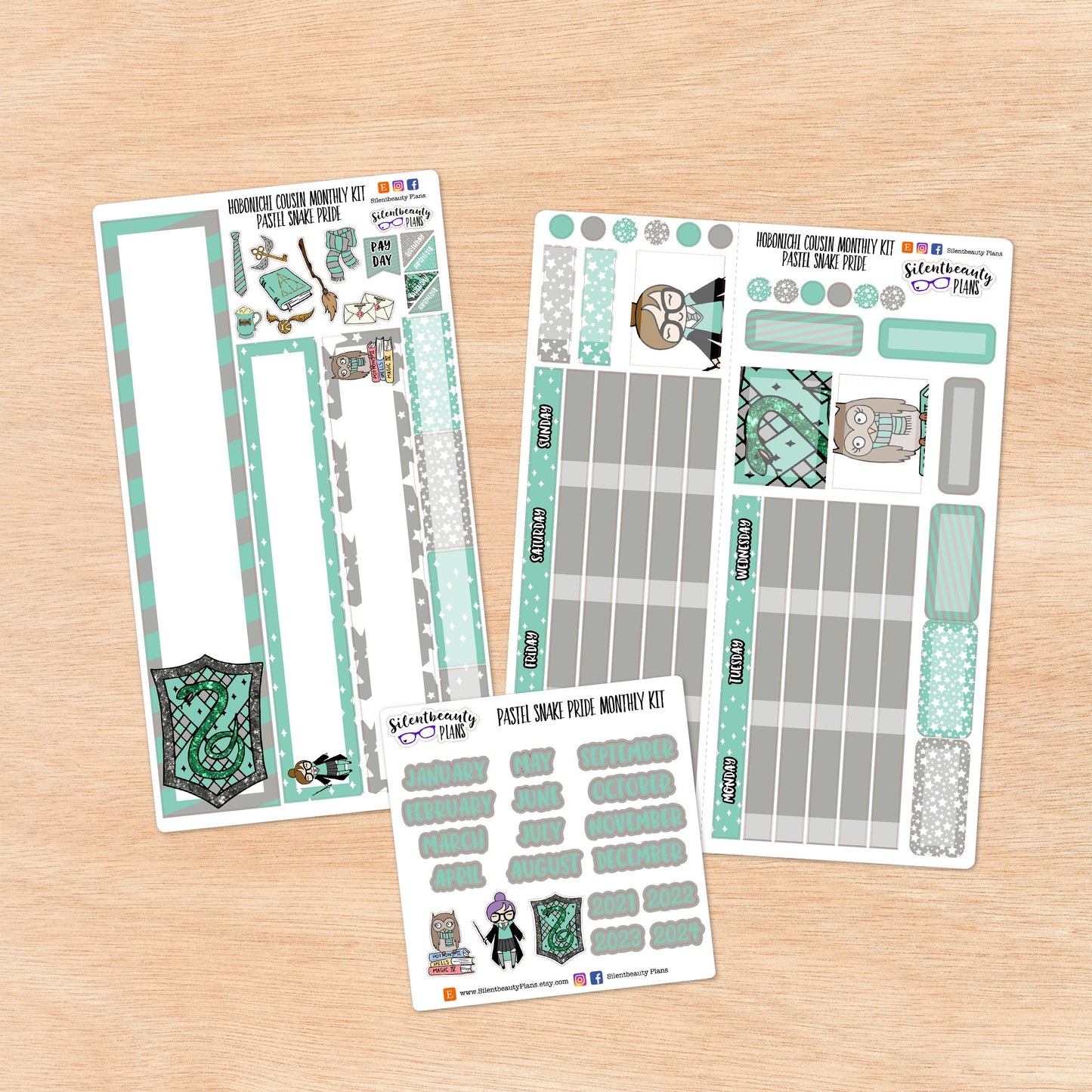 Pastel Snake Pride | Hobonichi Cousin