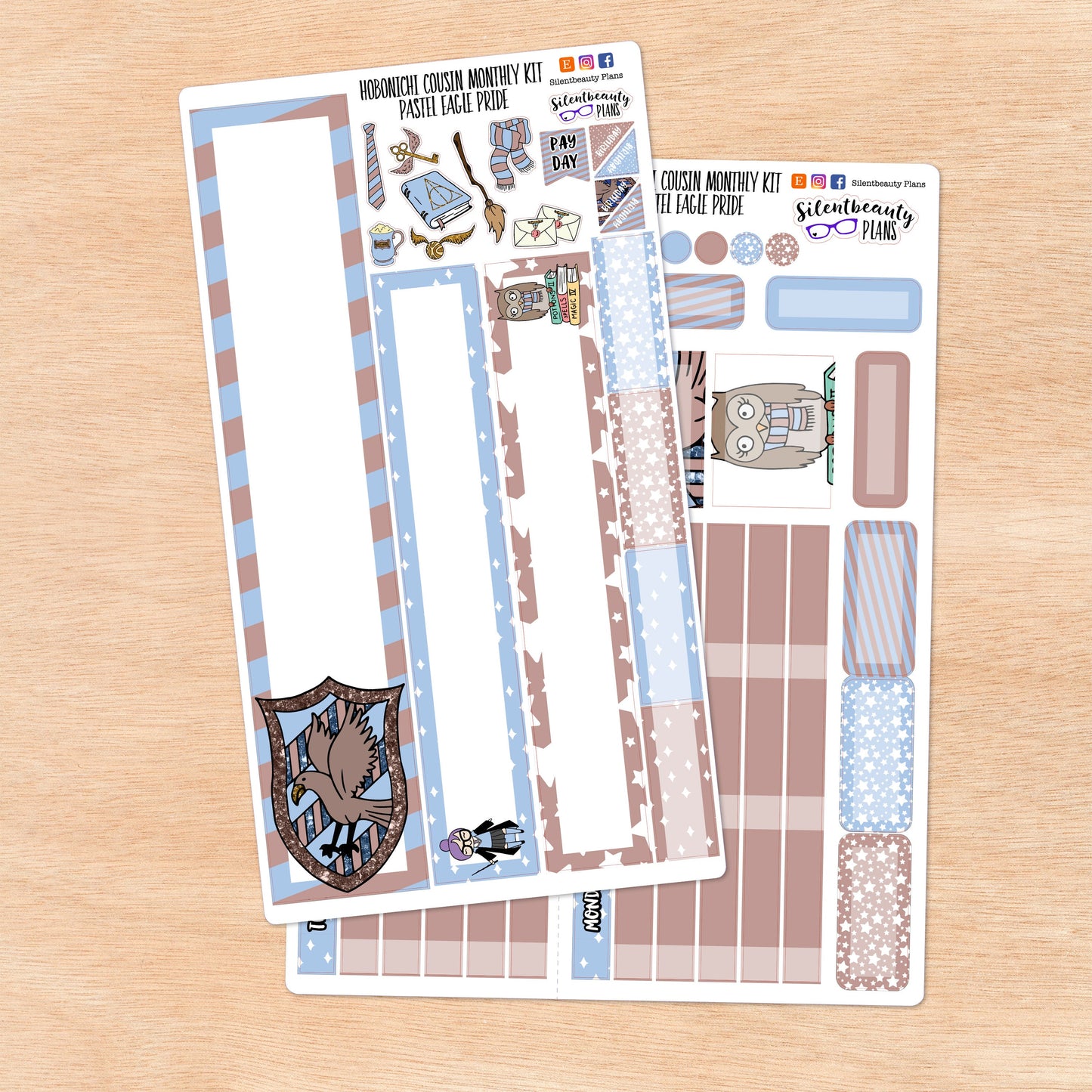 Pastel Eagle Pride | Hobonichi Cousin