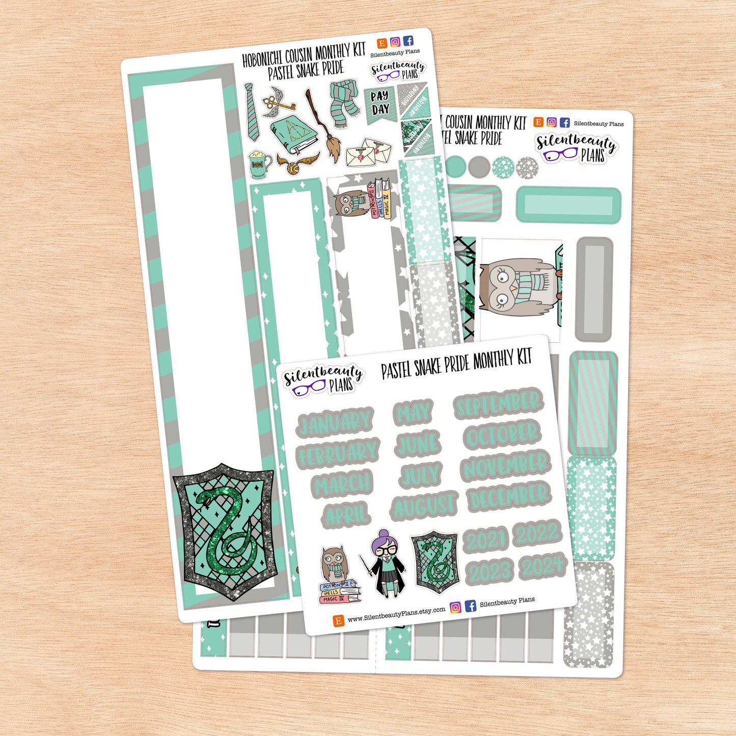 Pastel Snake Pride | Hobonichi Cousin