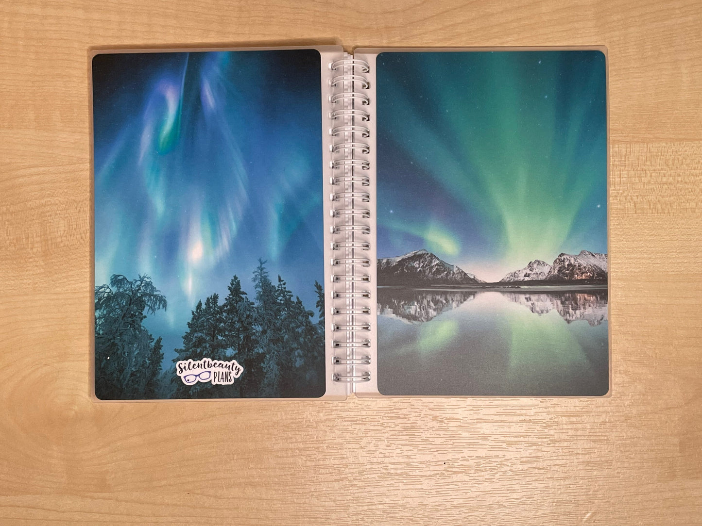 Northern Lights | Reusable Sticker Book | B6 | Silentbeauty Plans