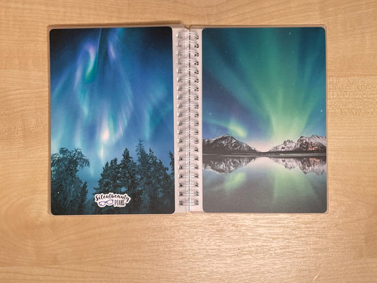 Northern Lights | Reusable Sticker Book | B6 | Silentbeauty Plans