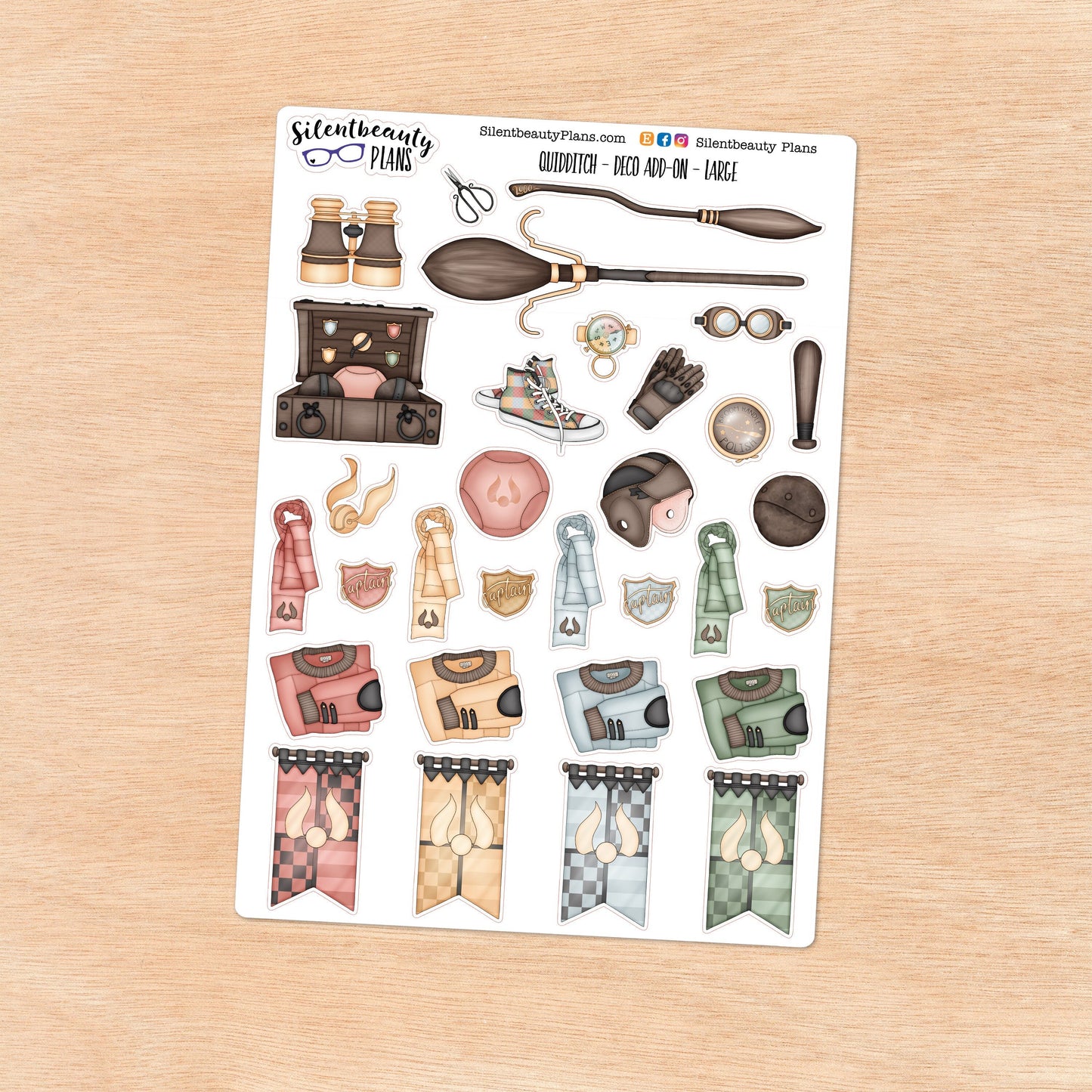 Wizarding House Team Deco | 2 Sizes