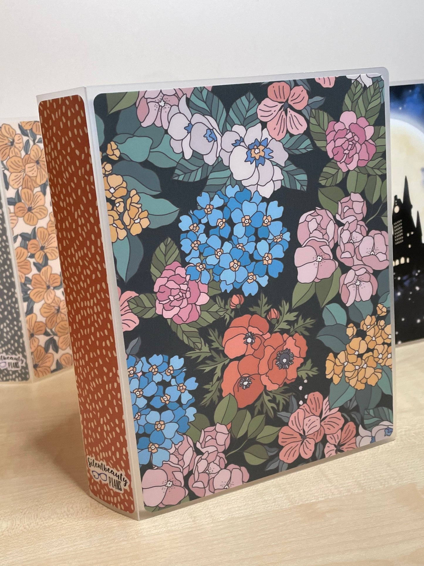 Botanical Bliss | Full Sheet Sticker Storage | Large Sticker Album | 5 x 7 or 6 x 8 Album | Silentbeauty Plans
