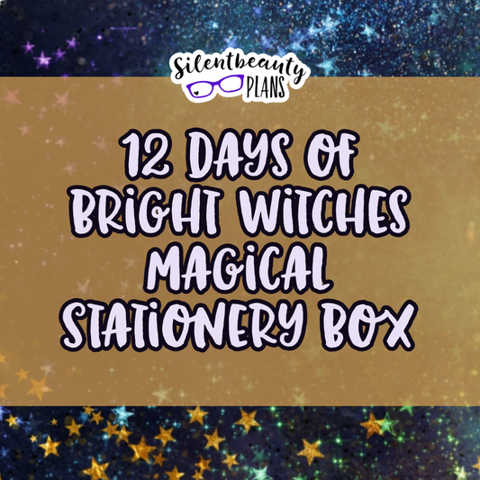 12 Days of Bright Witches Magic Planner Box | Silentbeauty Plans | 12 Days of Christmas, Advent Calendar