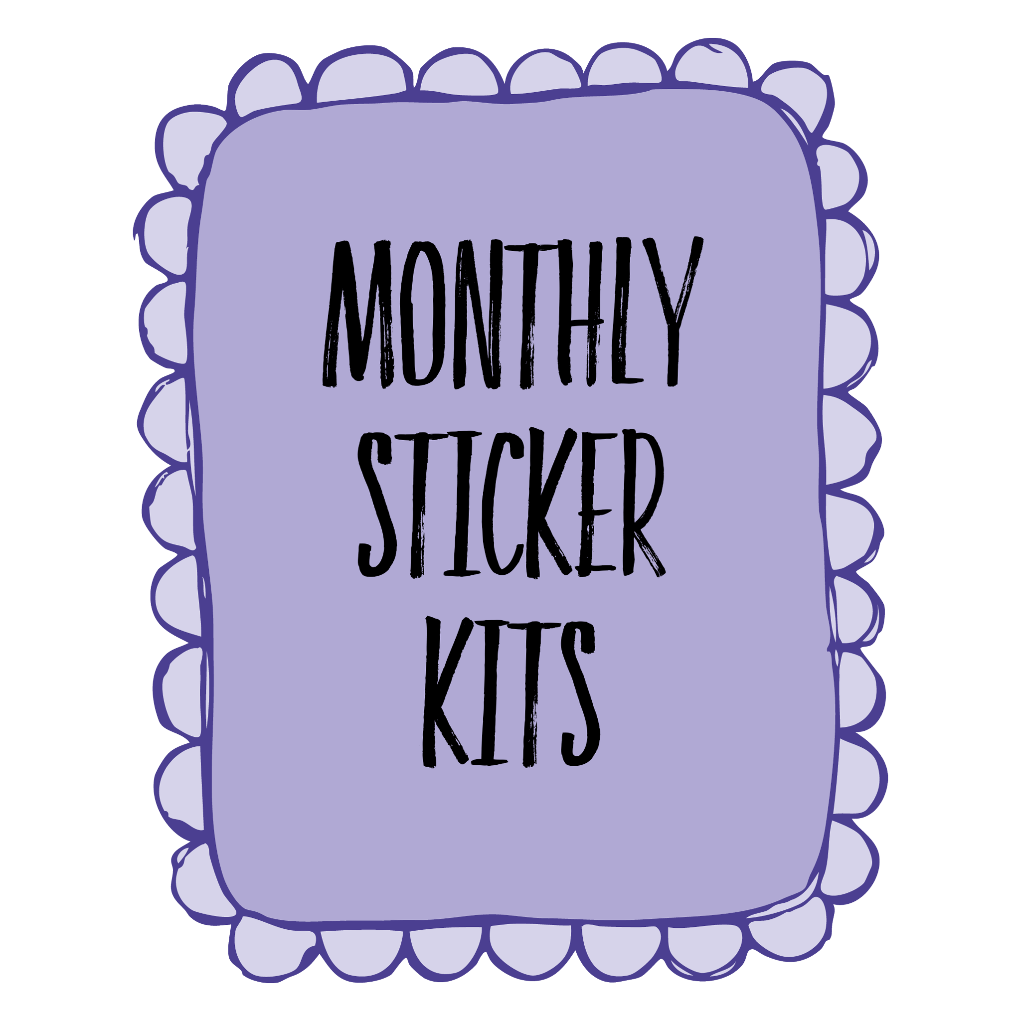 Sisy Boutique Monthly Planner Stickers