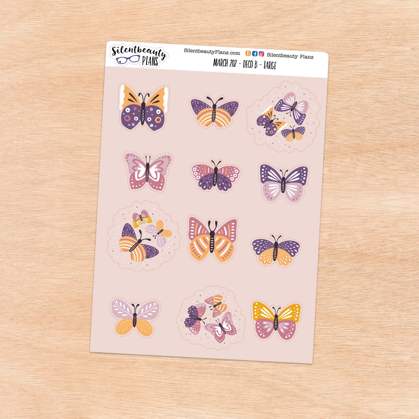 Butterflies | March 2022 Deco