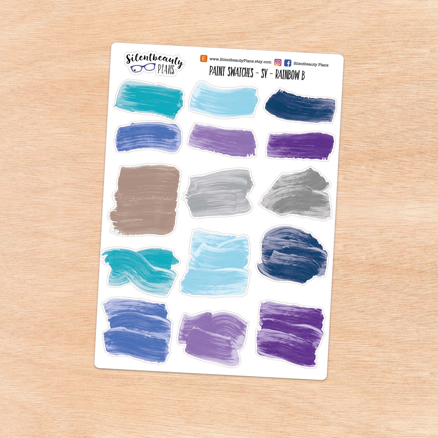 Paint Swatches | 7 Colour Options