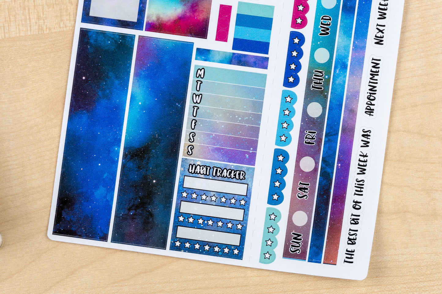 Vibrant Galaxy | Hobonichi Weeks