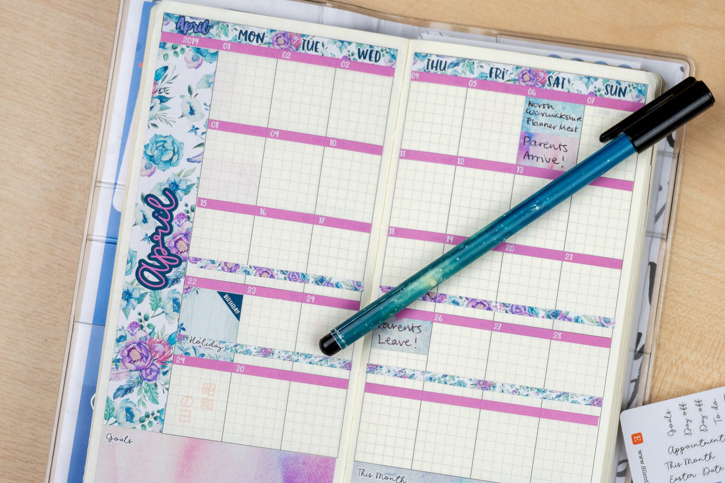 Boho Bloom | Hobonichi Weeks | Monthly