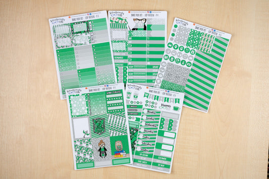 Snake Pride Weekly Sticker Kit - Standard Vertical, Vertical, Planner Stickers, UK