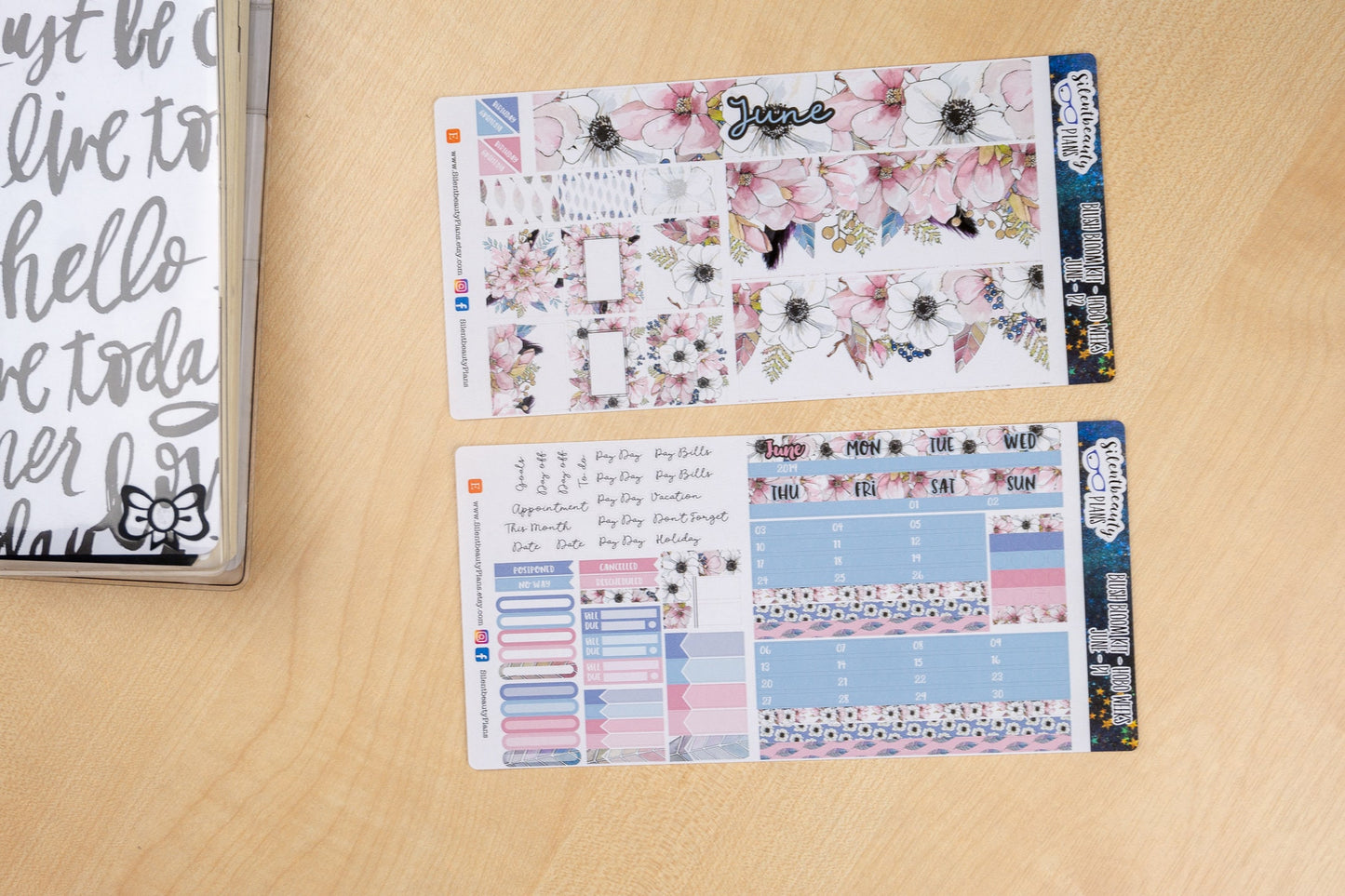 Blush Bloom | Hobonichi Weeks | Monthly