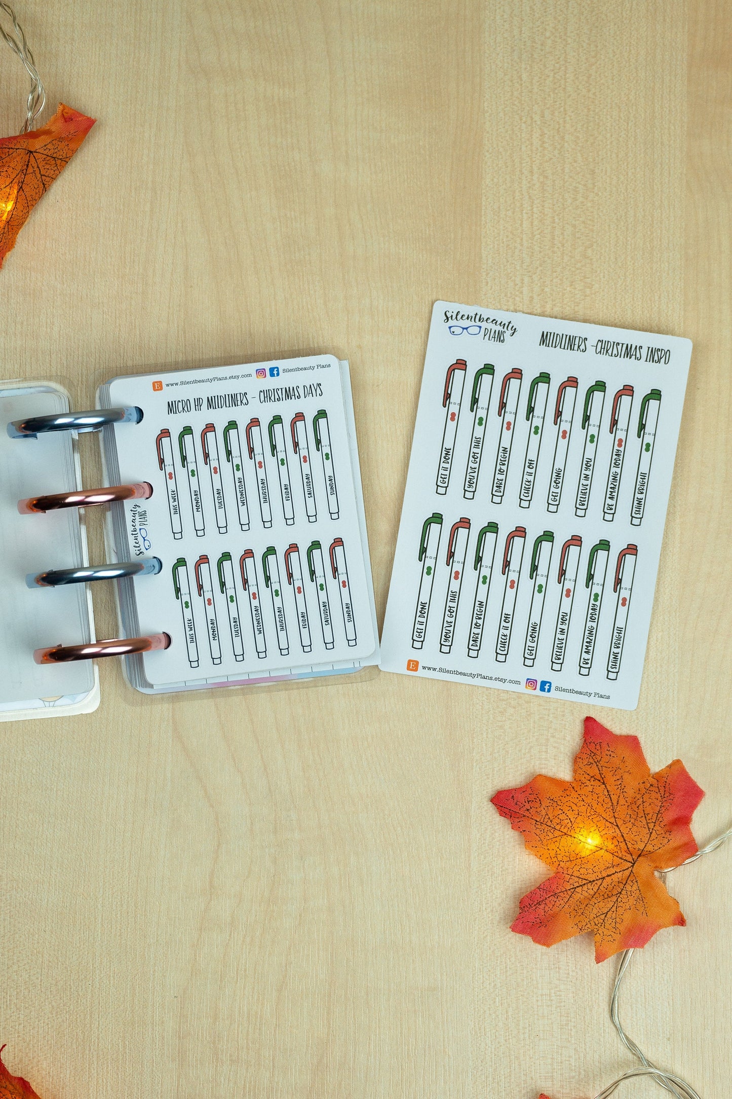 Week Days Mildliners | 8 Options | Micro Disc