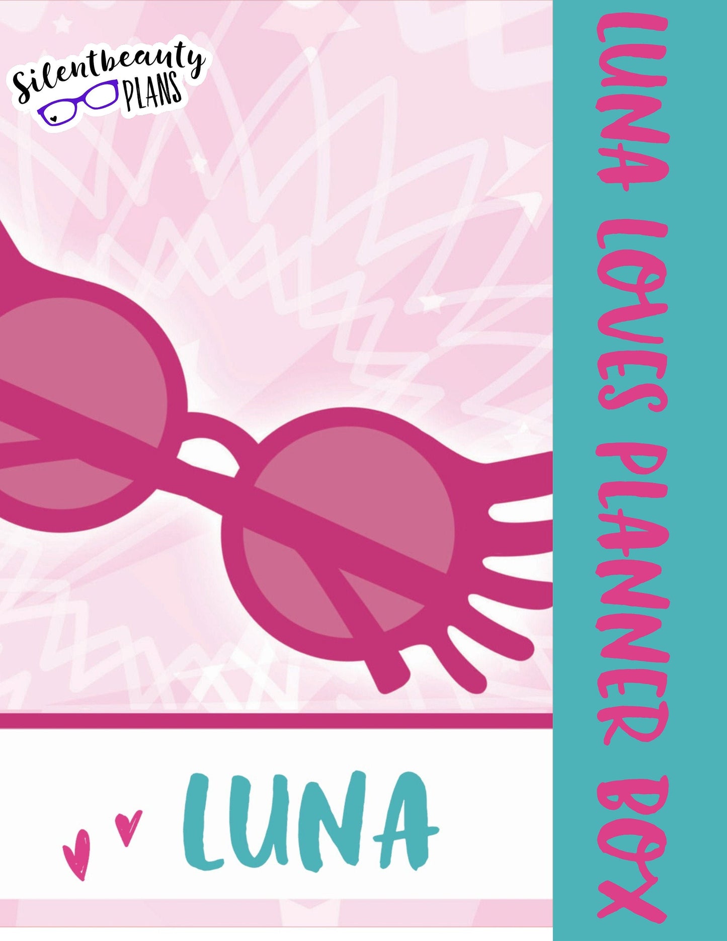 Luna Loves Planner Box | Silentbeauty Plans | Weekly Sticker Kits, Micro HP Goodies, & More