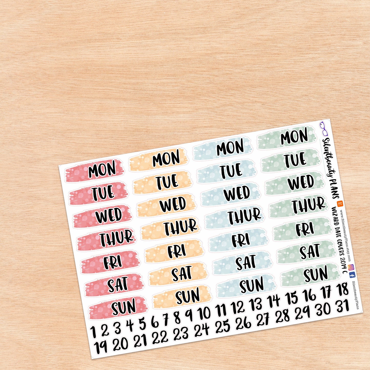 Patterned Date Covers | 6 Options