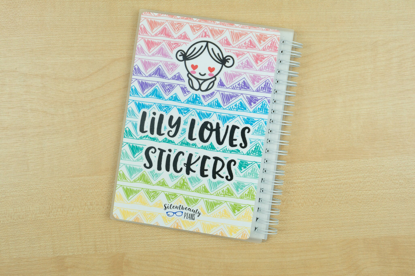 Lily's Sticker Stash Reusable Sticker Book | 2 Sizes | A6 | B6