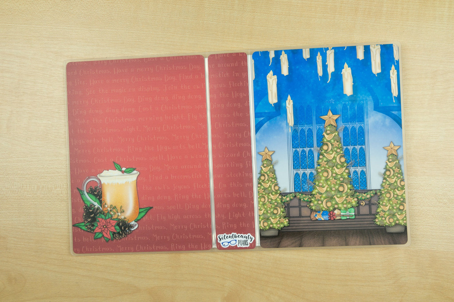 Christmas in the Castle | Full Sheet Sticker Storage | Large or Jumbo Sticker Album | 5 x 7 Album | Silentbeauty Plans