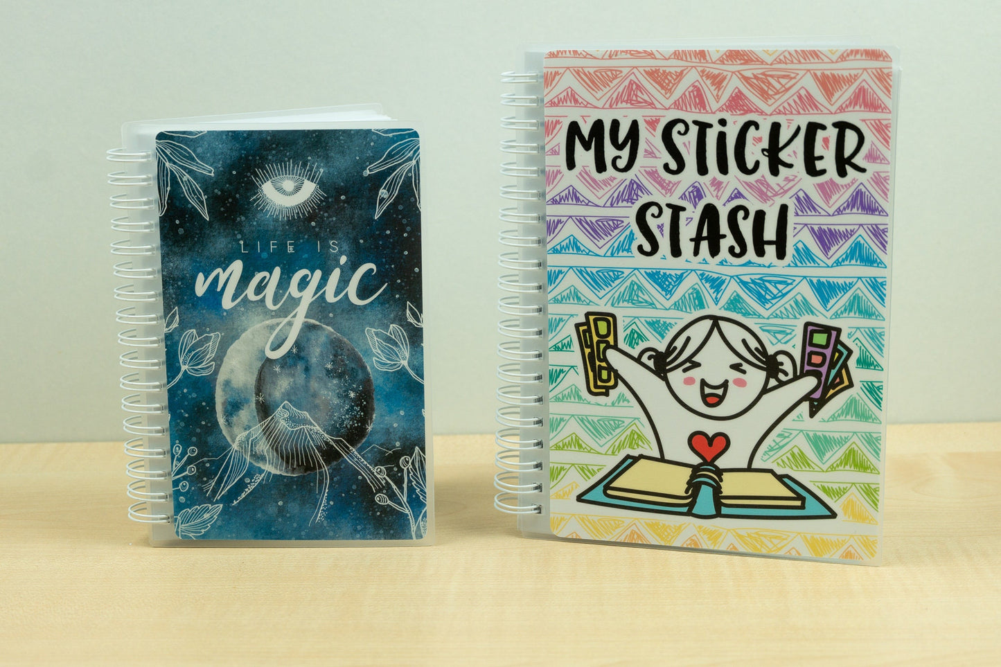 Lunare | Reusable Sticker Book | 2 Sizes | A6 | B6 | Silentbeauty Plans