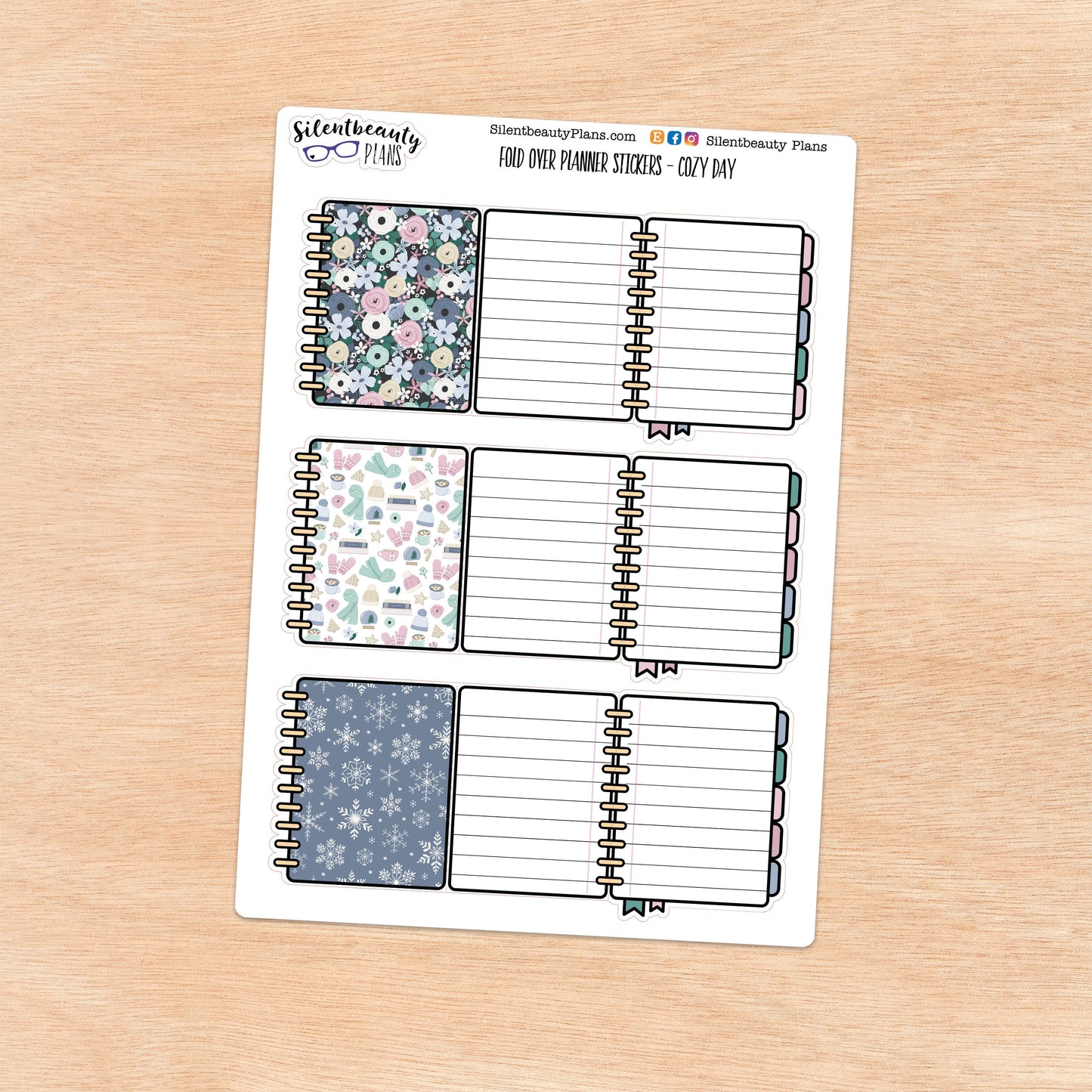 Foldable Planner Stickers - Multiple Options - Cute Planner Stickers - Vertical Stickers - UK