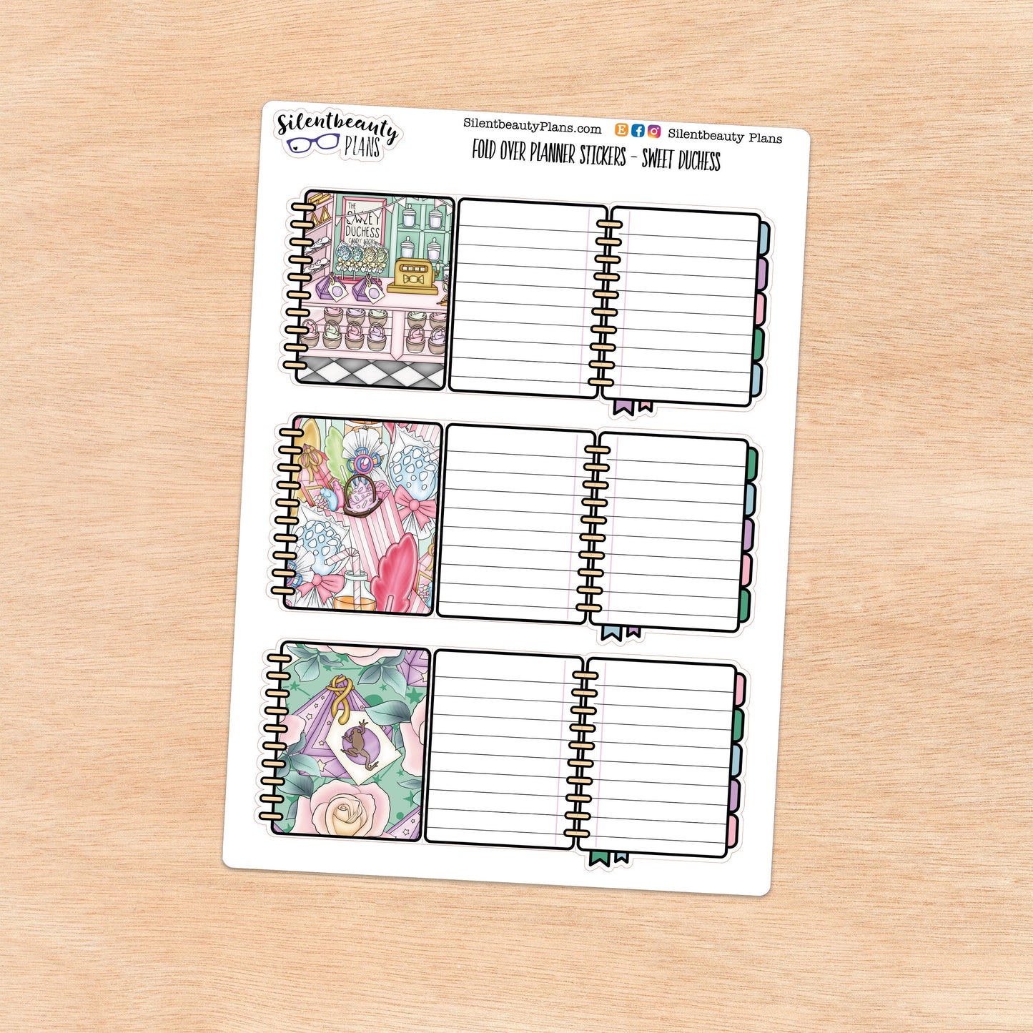 Foldable Planner Stickers - Multiple Options - Cute Planner Stickers - Vertical Stickers - UK